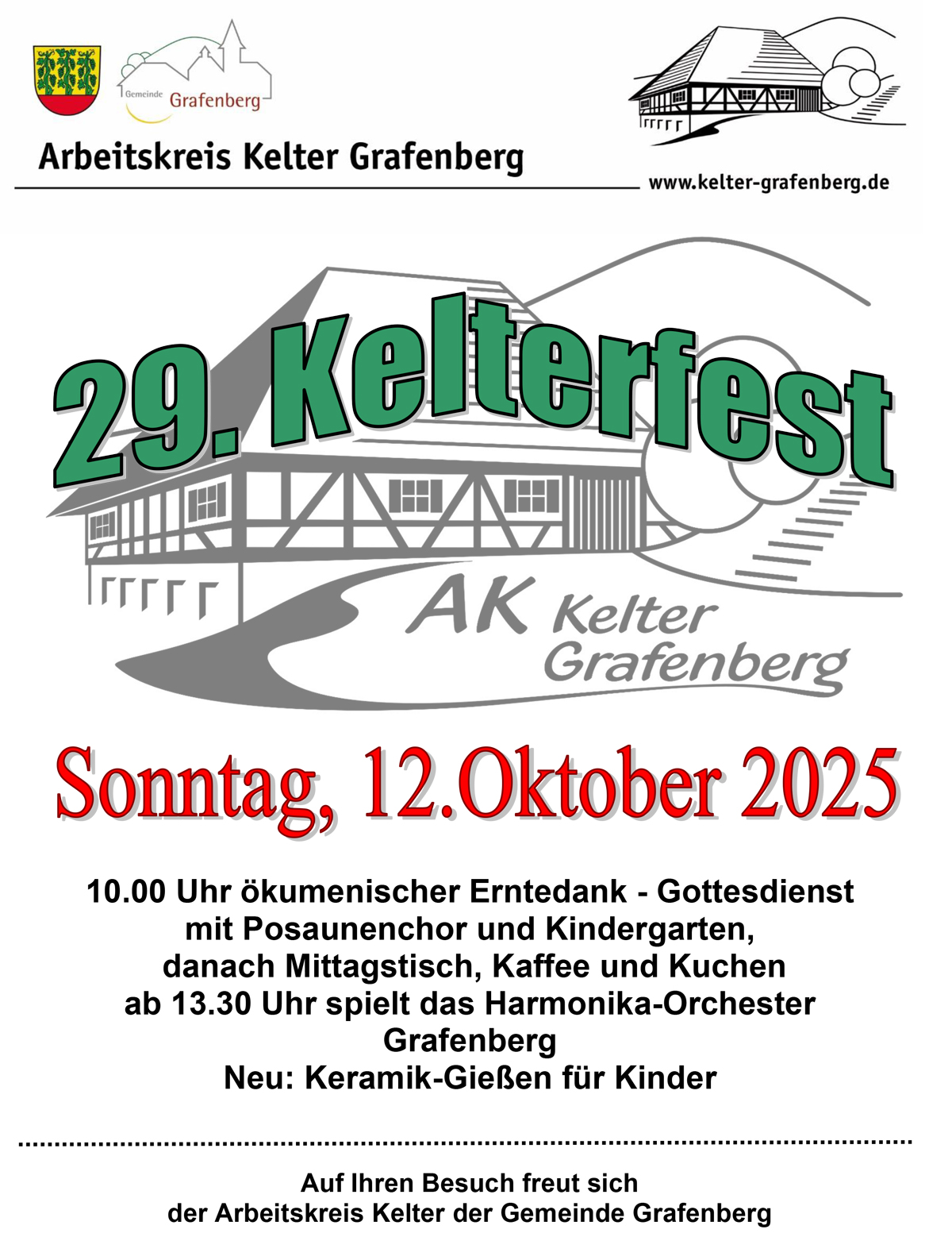 Kelterfest 550 Jahre Kelter